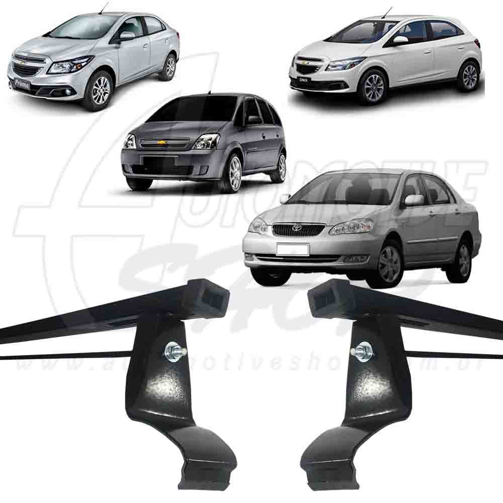 Rack Teto Roca Bagageiros Onix Prisma 12/17 Meriva 4pt 1191