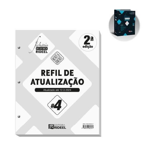 Refil de Atualização #4 - Fichário de Lei Seca Rideel – Monte & Remonte (Capa Preta) em Oferta na Shopee