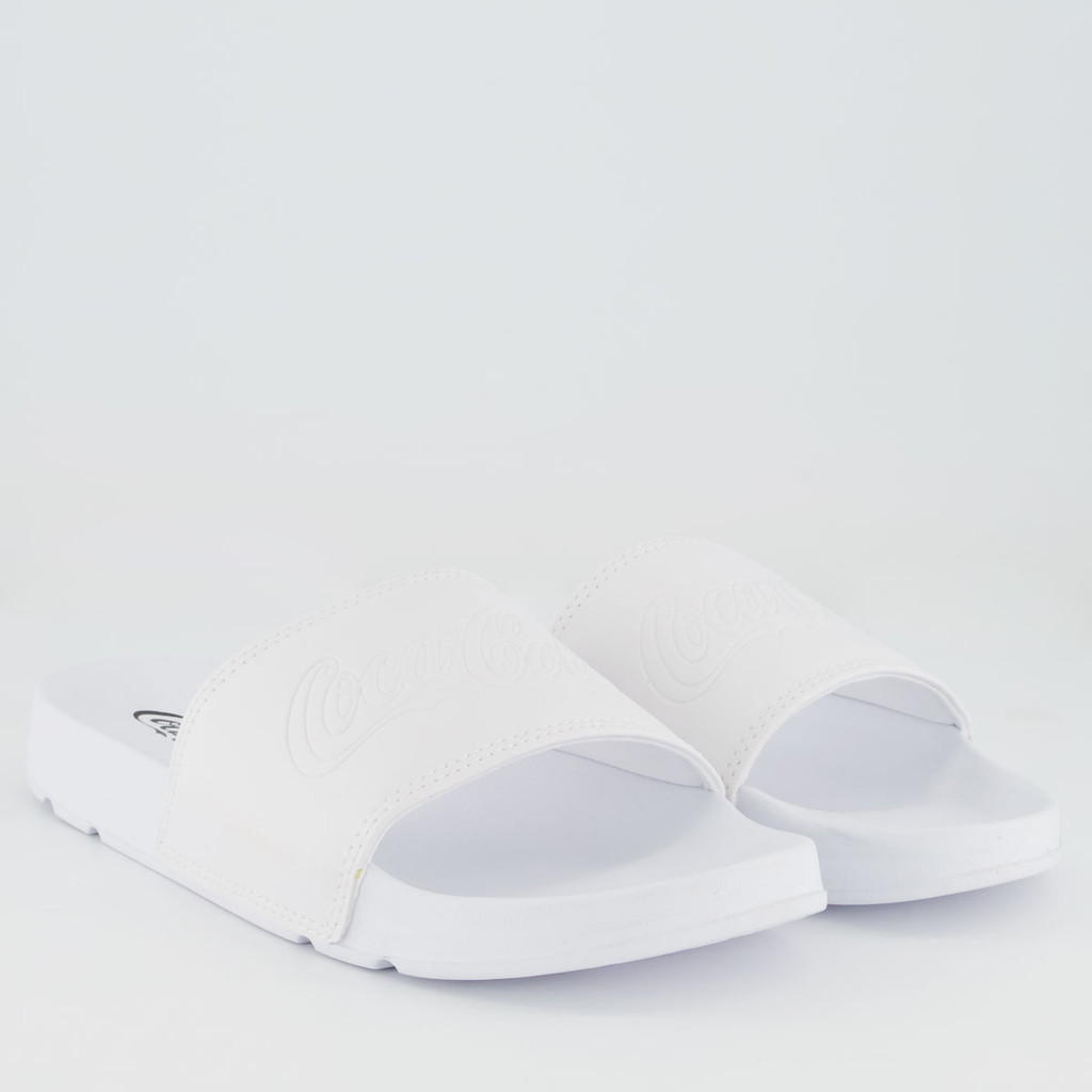 Chinelo Coca Cola Groove Slide Branco — imagem 2 de 2