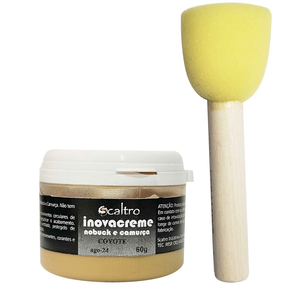 graxa para camurça ou nobuck revitalizador e aplicador