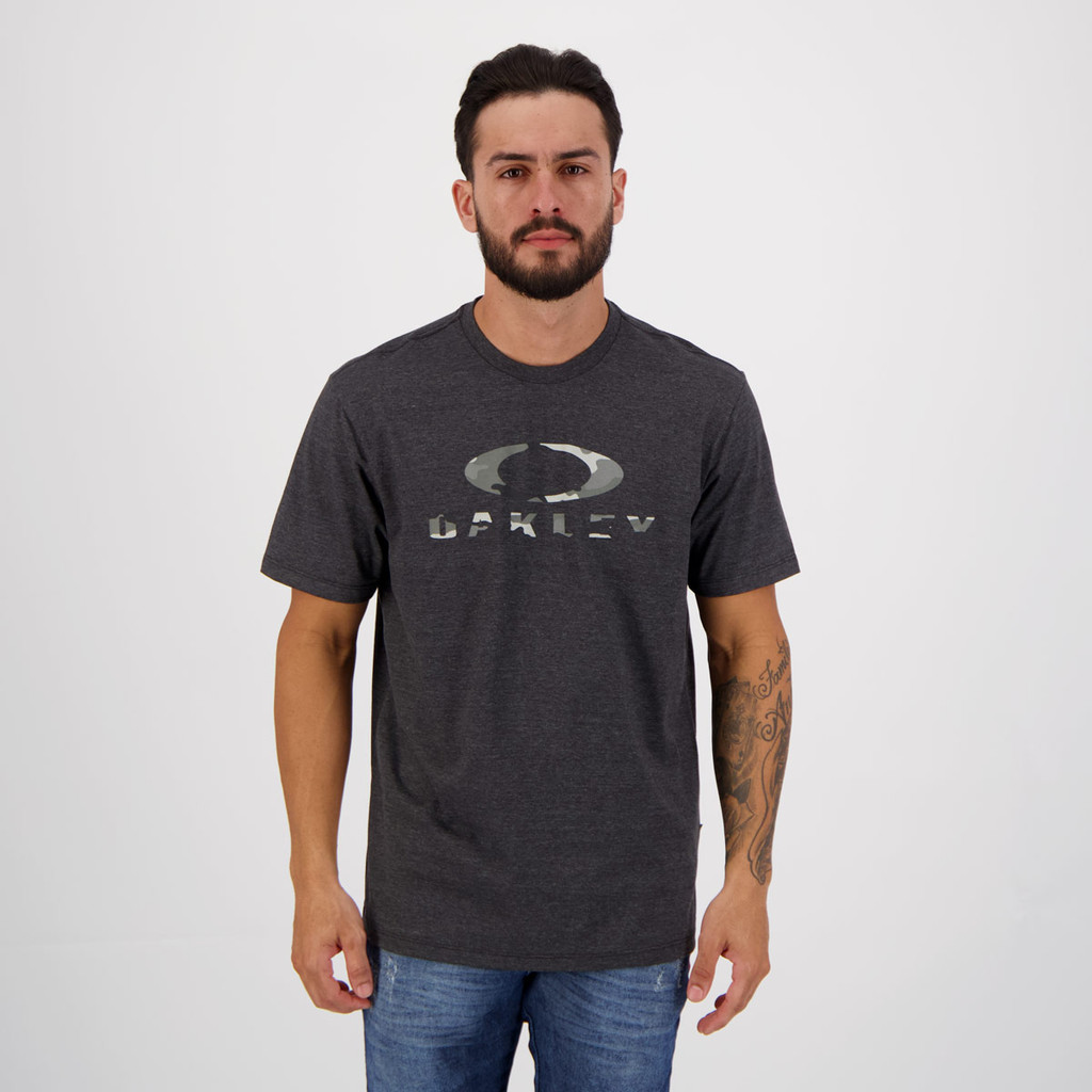 Camiseta Oakley Camo SS Grafite - Men Clothes