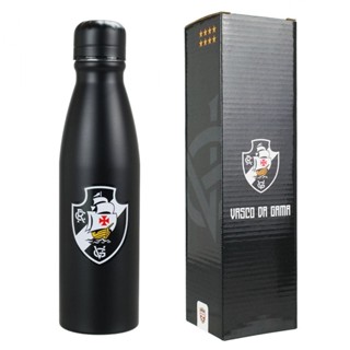 Garrafa Redonda Alumínio 600ml - Vasco Da Gama em Oferta na Shopee