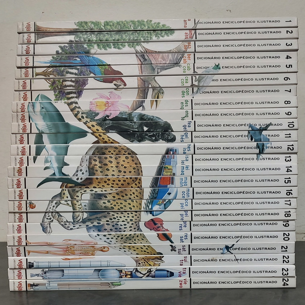 Dicionário Enciclopédico Ilustrado Veja Larousse - 24 Volumes autor Instituto Antônio Houaiss de Lexicografia