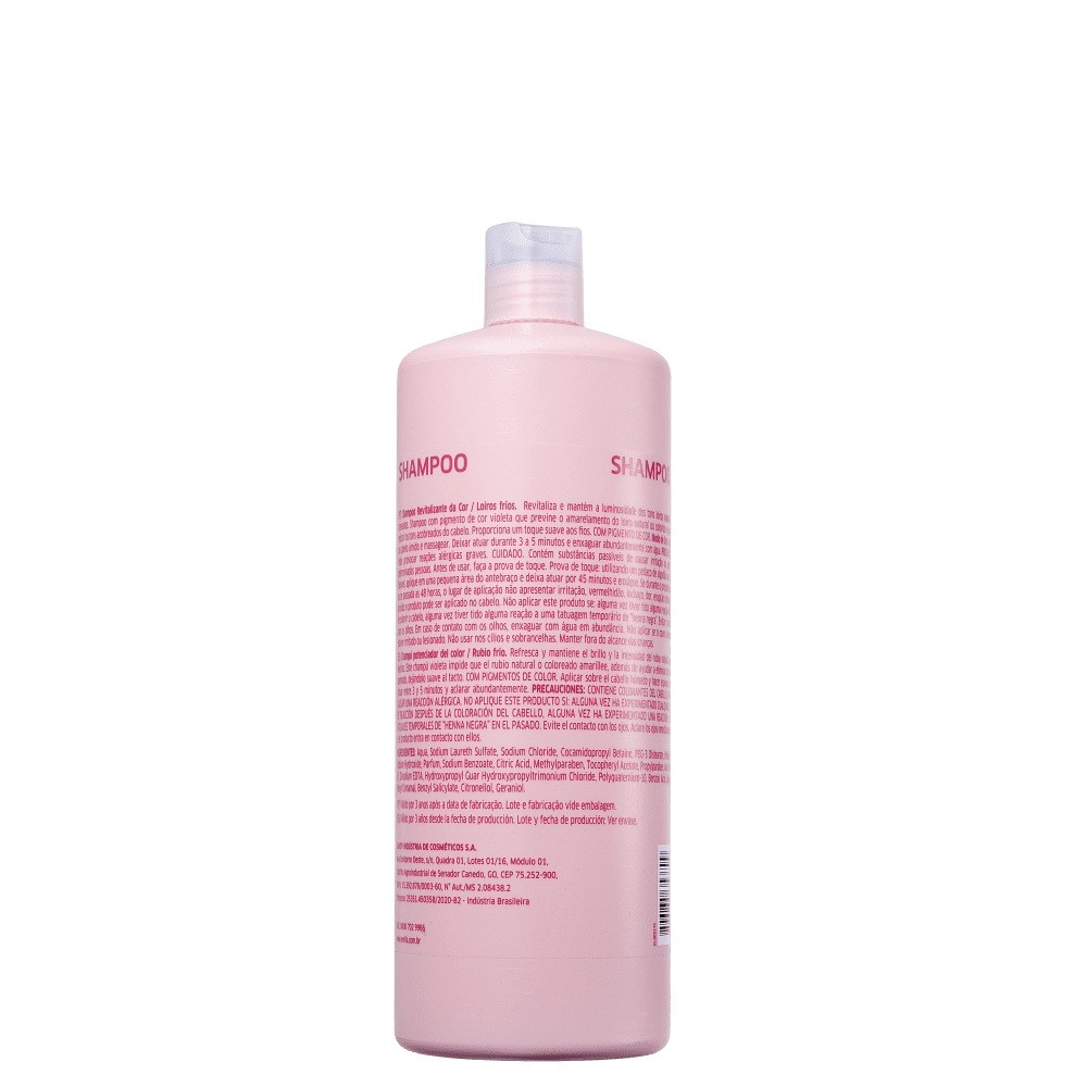 Kit Wella Professionals Invigo Blonde Recharge - Shampoo Desamarelador 1L (2 Unidades) · foto 2