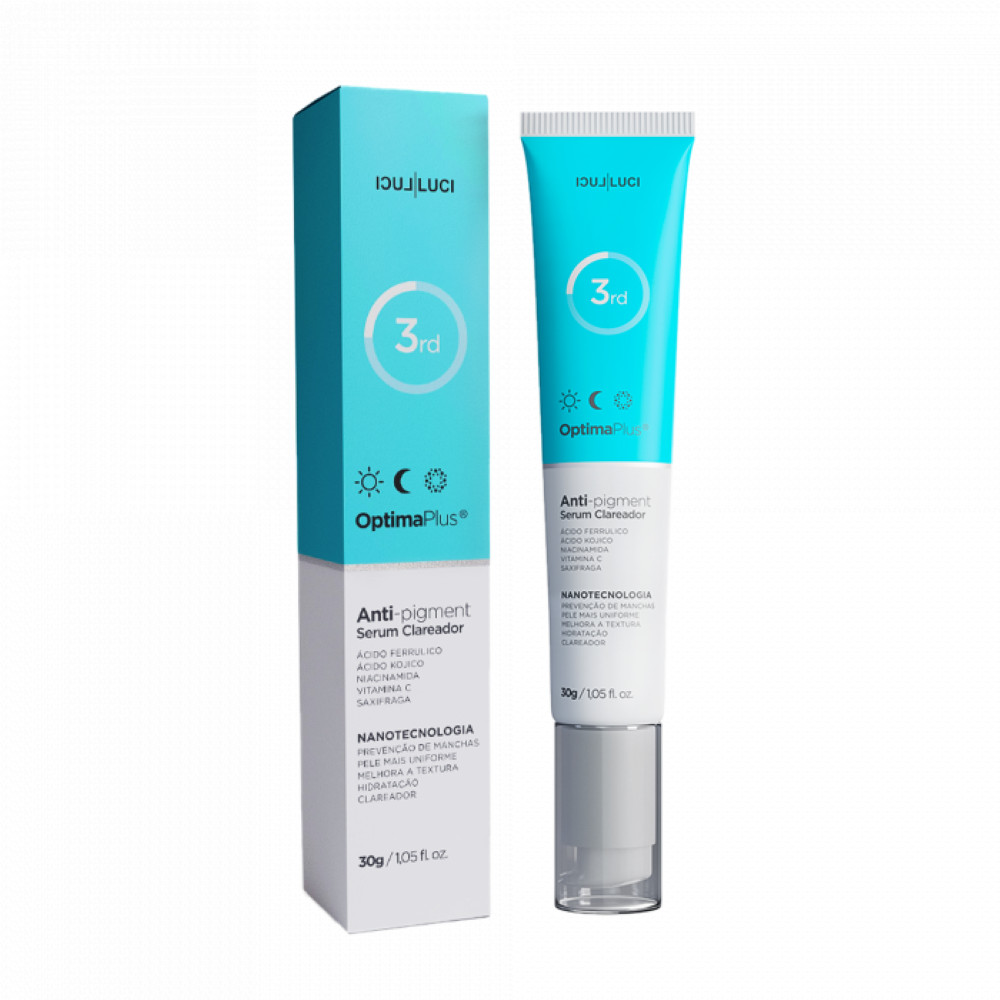 OptimaPlus Reverse Skin Ant-pigment Serum Clareador Facial Luci Luci