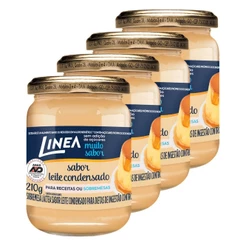 Leite Condensado Linea 210g - 4 unidades