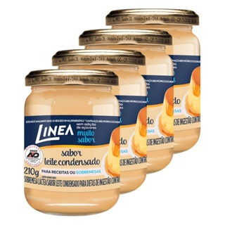 Leite Condensado Linea 210g - 4 unidades em Oferta na Shopee