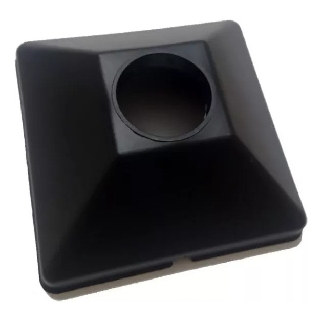 Canopla Quadrada Ventilador Arge Oscilante  Parede Preto