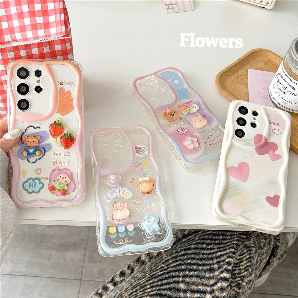 Capa Loopy Para Samsung Galaxy S24 S23 S22 S21 Ultra Plus S20 FE A73 A72 A71 A55 A54 5G A53 A52 A51 4G A50S A50 De Silic