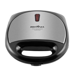 Grill e Sanduicheira Crome Inox Britânia Antiaderente 127V