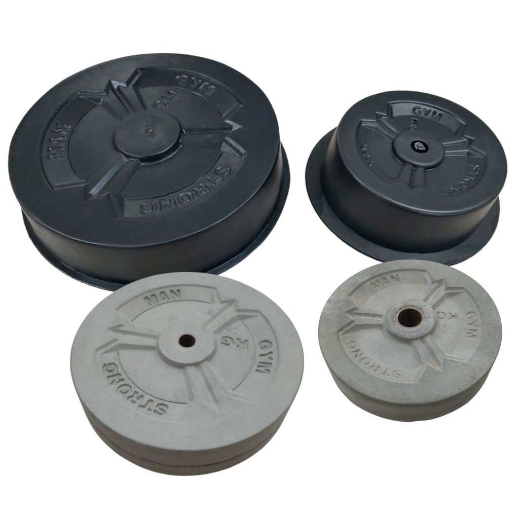 2 Formas P Fabricar Pesos Academia Anilhas Halteres 5 E 12kg