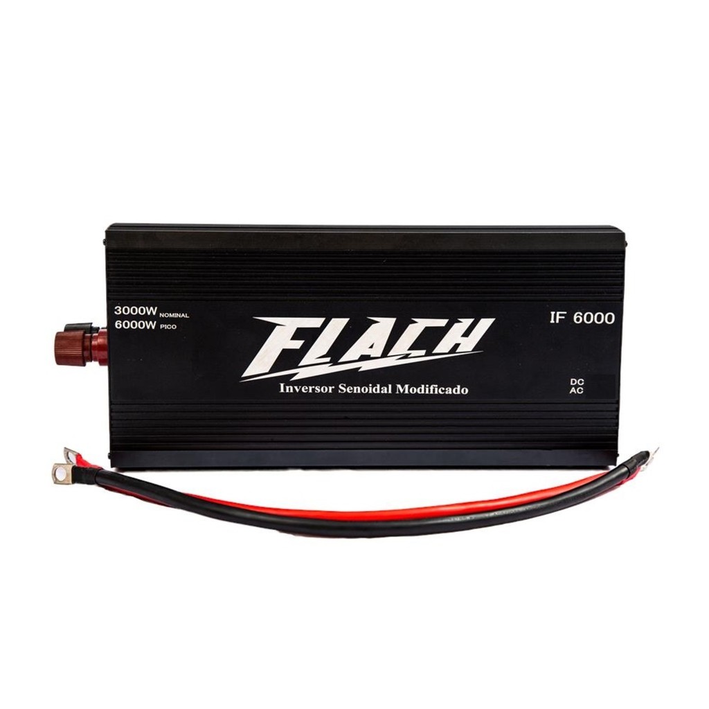 Inversor De Tensao - 12v/127v - 6000w Pico - 3000w Nominal - Flach