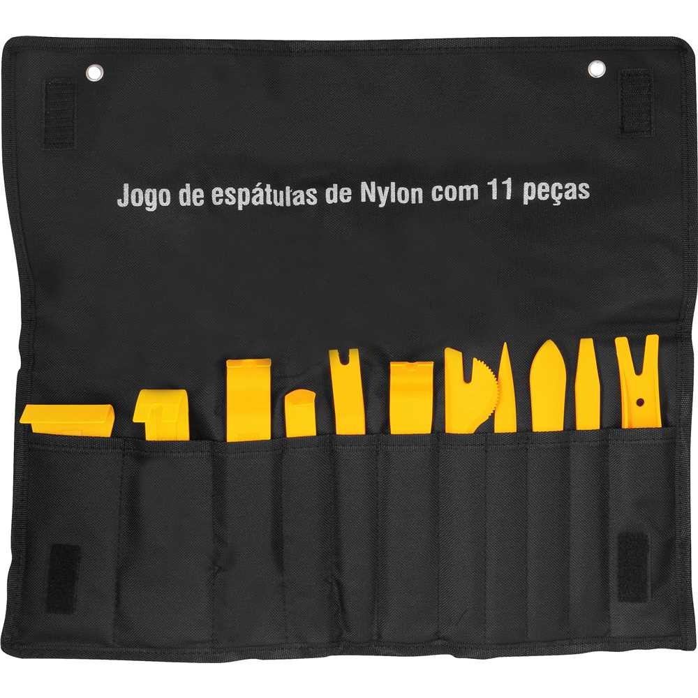 Jogo De Espátulas De Nylon Com 11 Peças Vonder