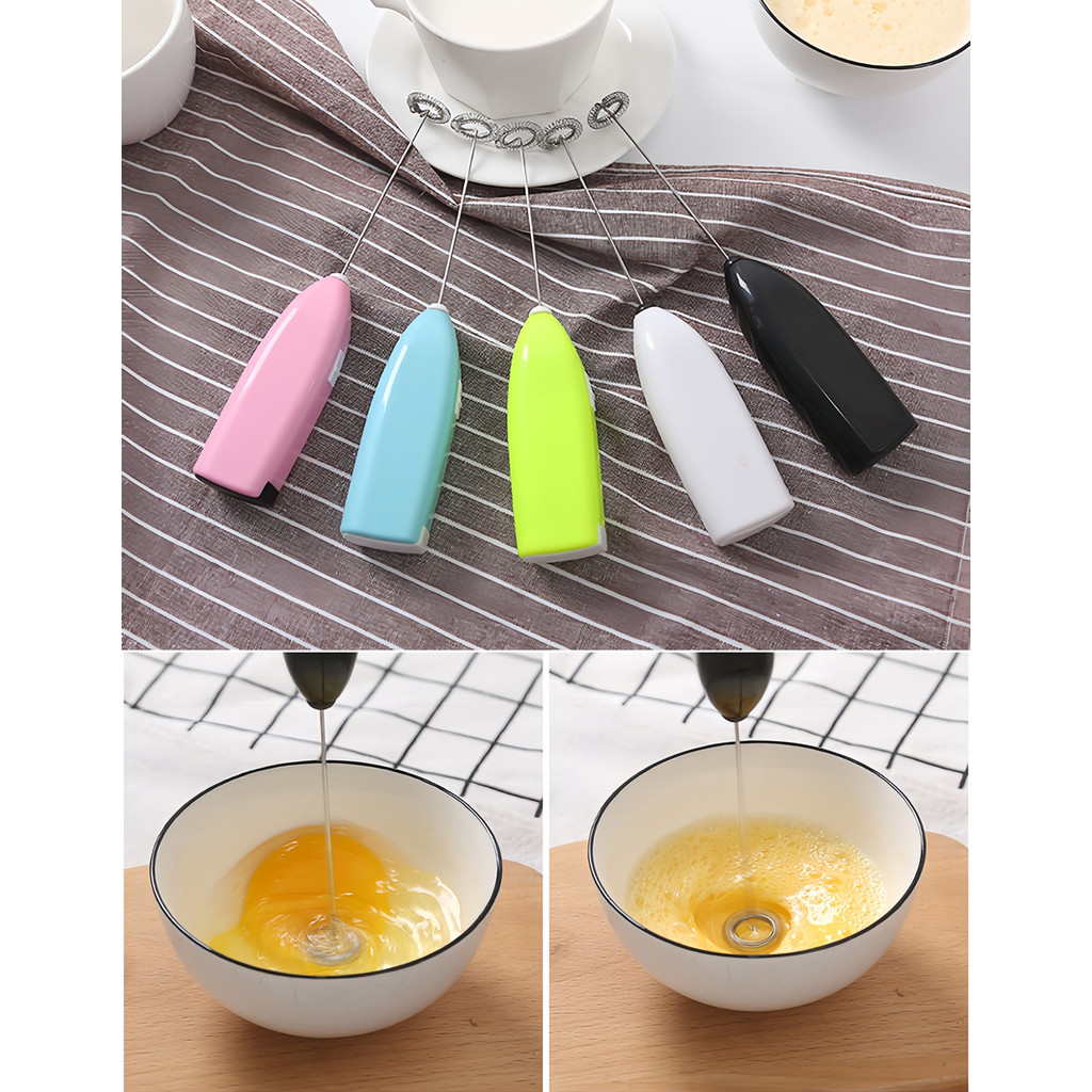 Mini Mixer Elétrico Portátil Para Claras De Ovos Leite Café Batedor Manual Utensílio Cozinha