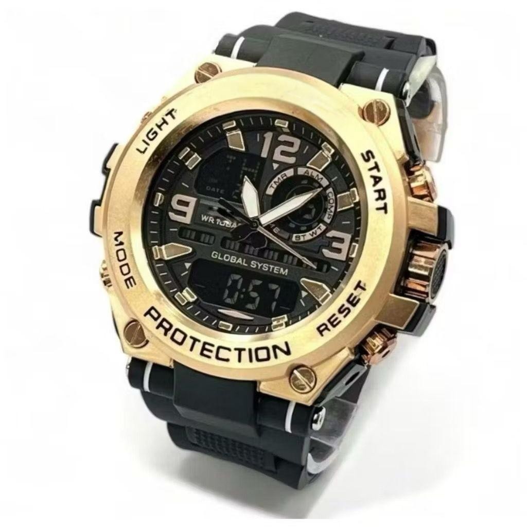 Relógio Masculino Esportivo Militar Caixa de Metal Luxo Estilo Digital e Analógico em Oferta na Shopee