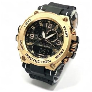 Relógio Masculino Esportivo Militar Caixa de Metal Luxo Estilo Digital e Analógico em Oferta na Shopee