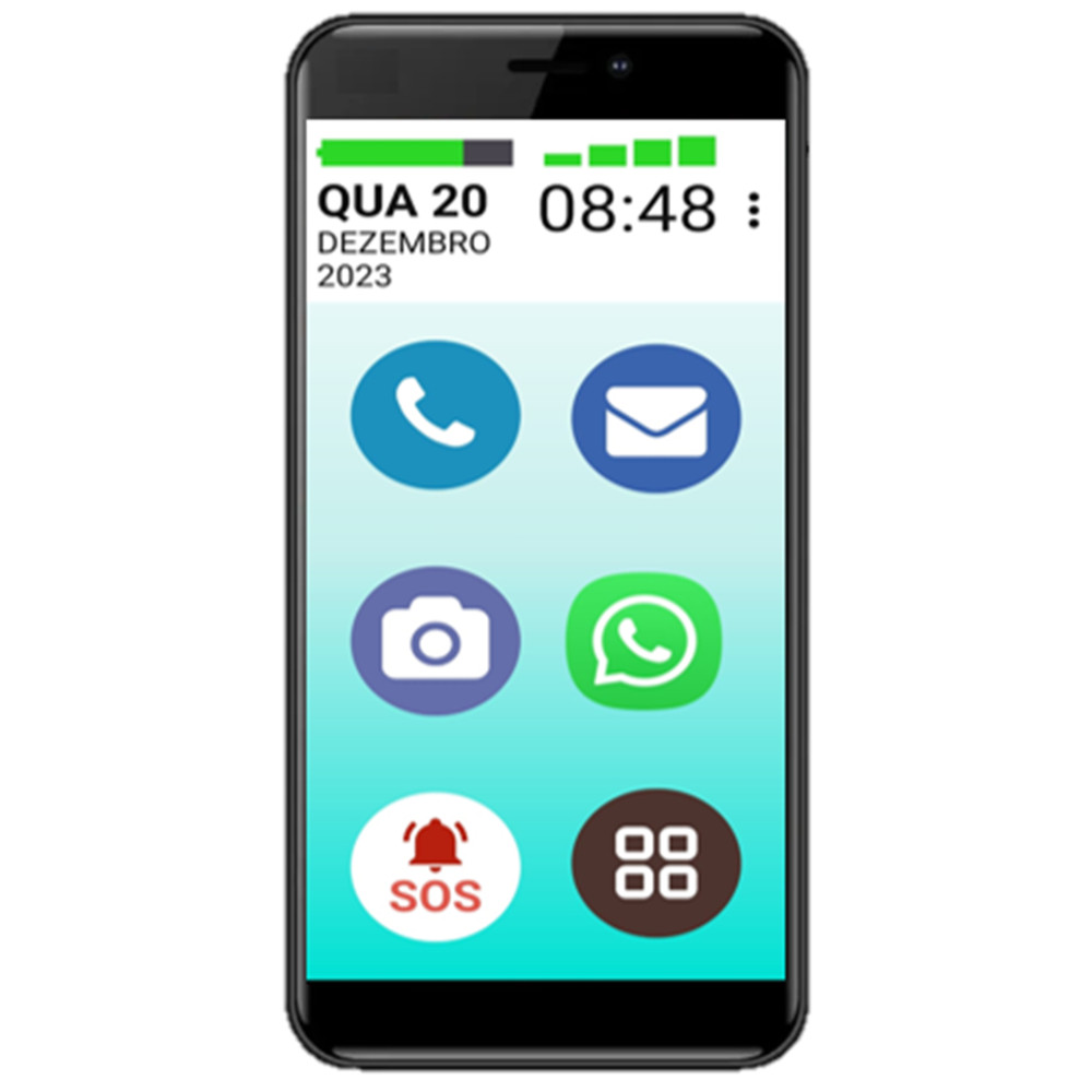 CELULAR VOVÔ&VOVÓFONE 16GB 4G TELA GRANDE 5.5 REDES SOCIAIS
