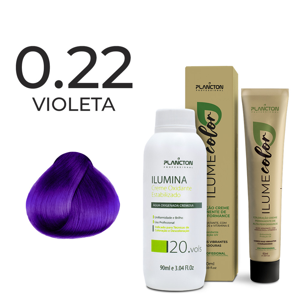 KIT ILUME COLOR PLANCTON - 0.22 VIOLETA + OX ILUMINA 20V