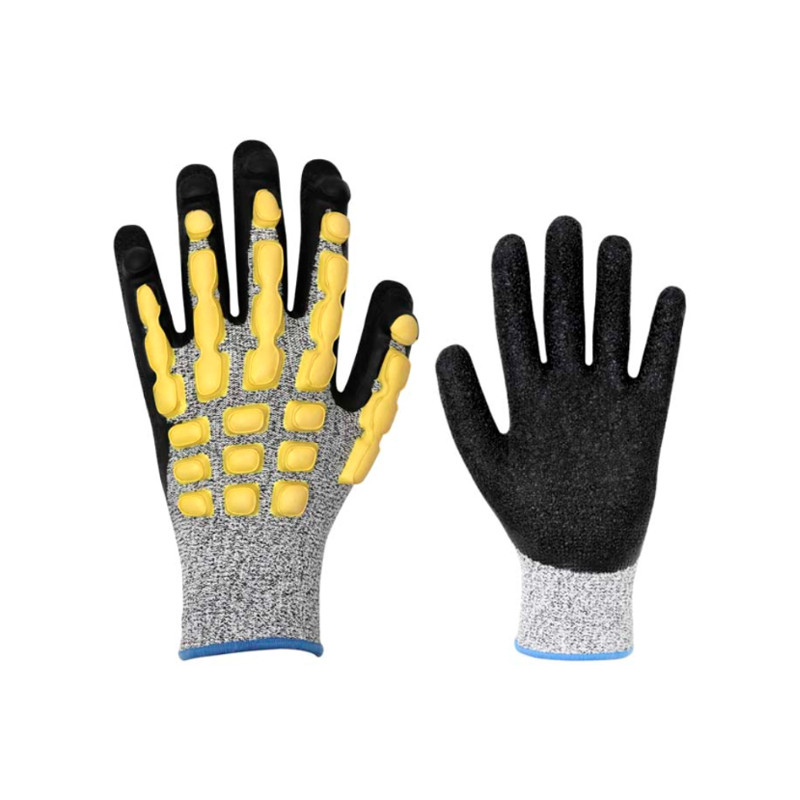 Luva PEAD Resistente a Corte Impacto Cut - Banho Palmar em Látex para Riscos Mecânicos - C.A. 38654