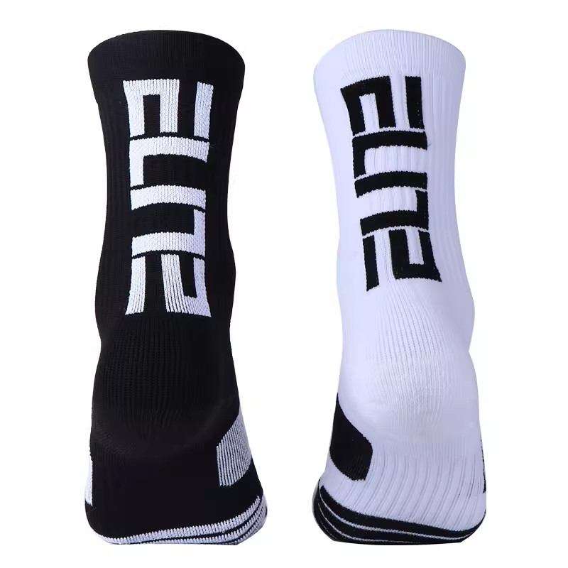 Meias de treinamento profissional estrela mesmas meias de basquete meias masculinas espessas com fundo de toalha