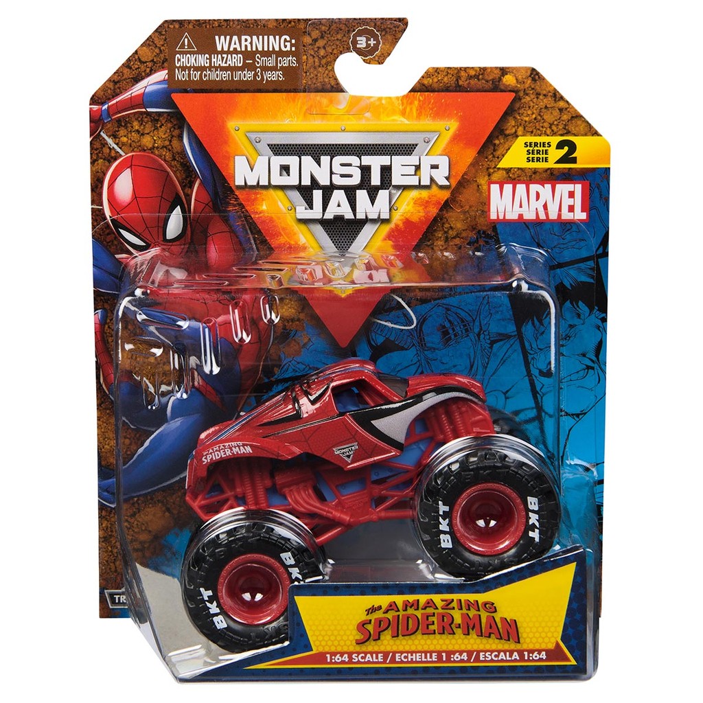 Monster Jam - Veiculo Homem Aranha 1:64 em Oferta na Shopee