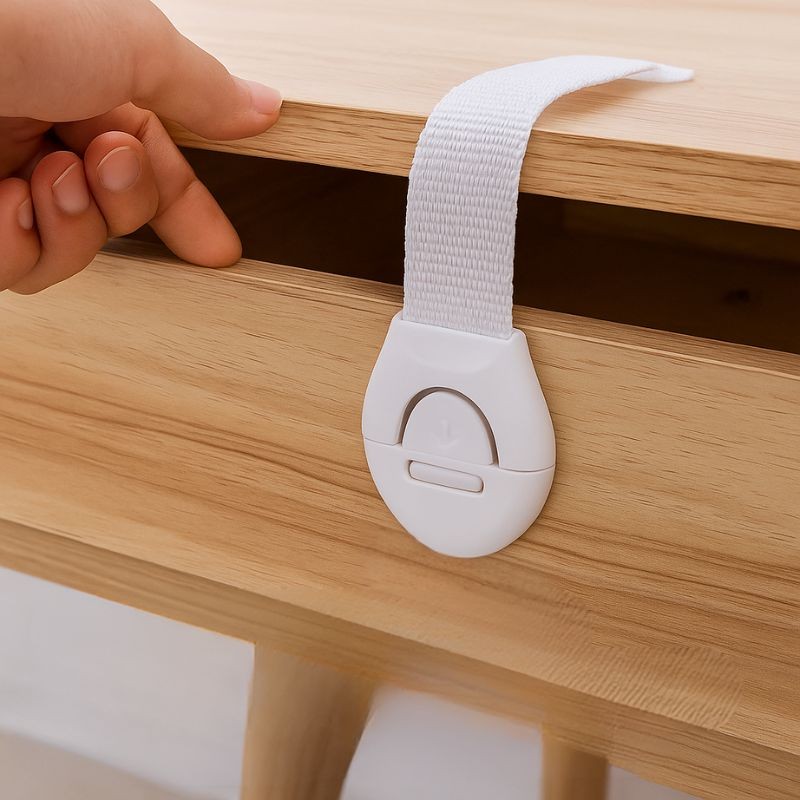 Trava Protetora Gavetas, Armário, Geladeira, Protetor Segurança Criança - Proteção Para Bebê em Oferta na Shopee