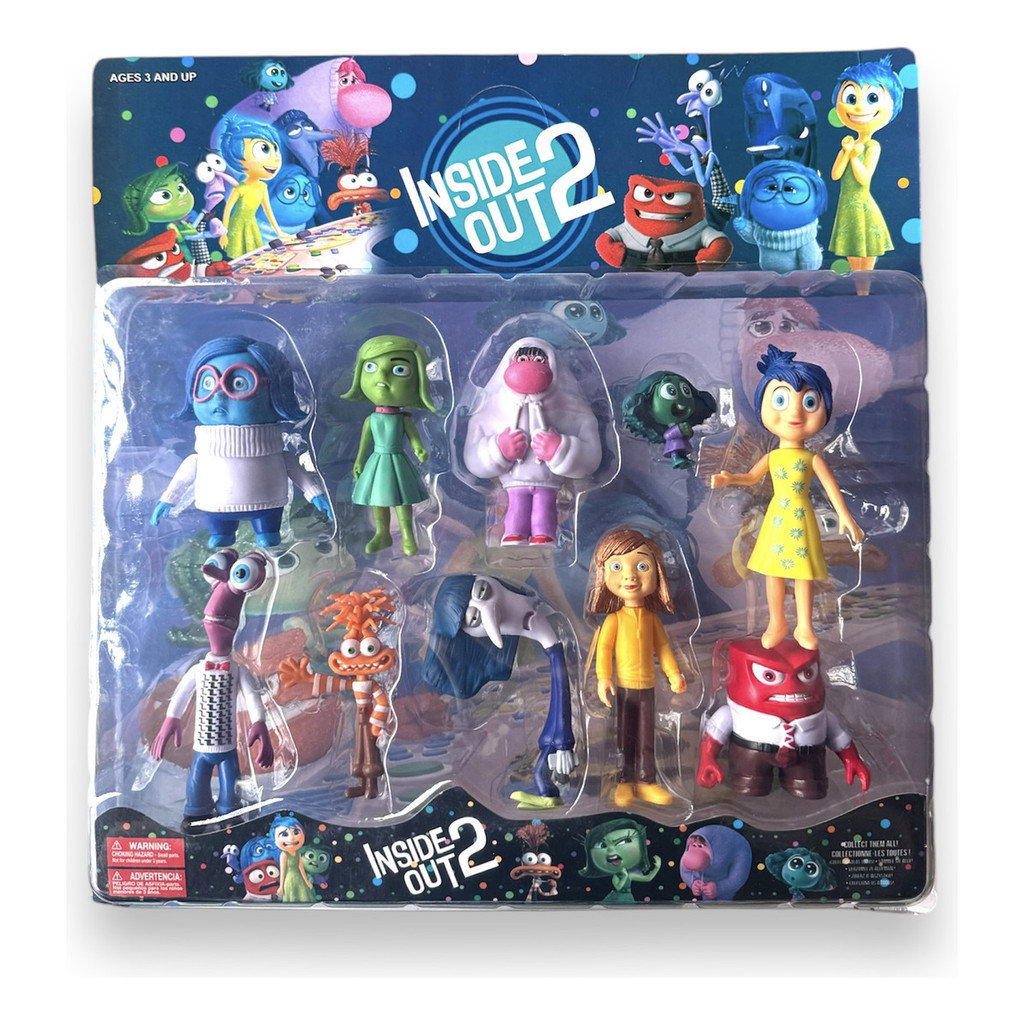 Kit 10 Bonecos Divertidamente 2 Presente Dia Das Crianças