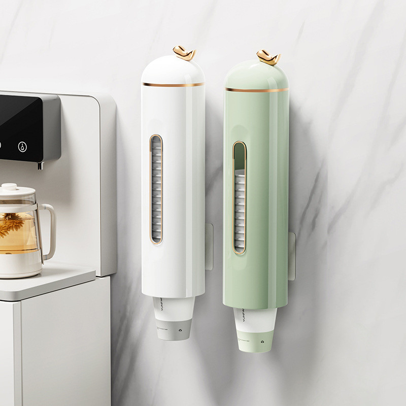 Dispenser Porta Copo Suporte de Copo Descartável De Água Parede em Oferta na Shopee