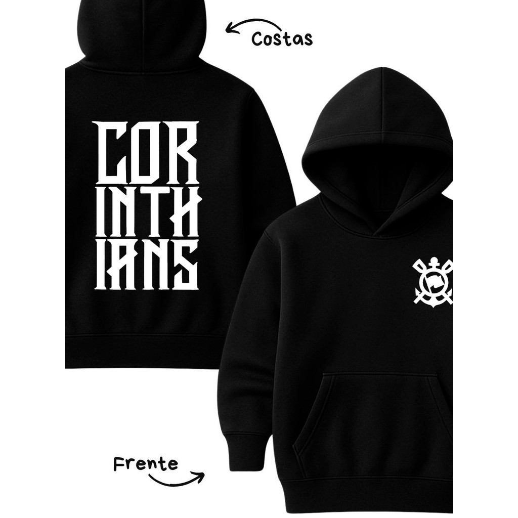 Agasalho Moletom Timão Corinthians Memphis Yuri Casaco Blusa De Frio Estampado Adulto Masculino Feminino Unissex