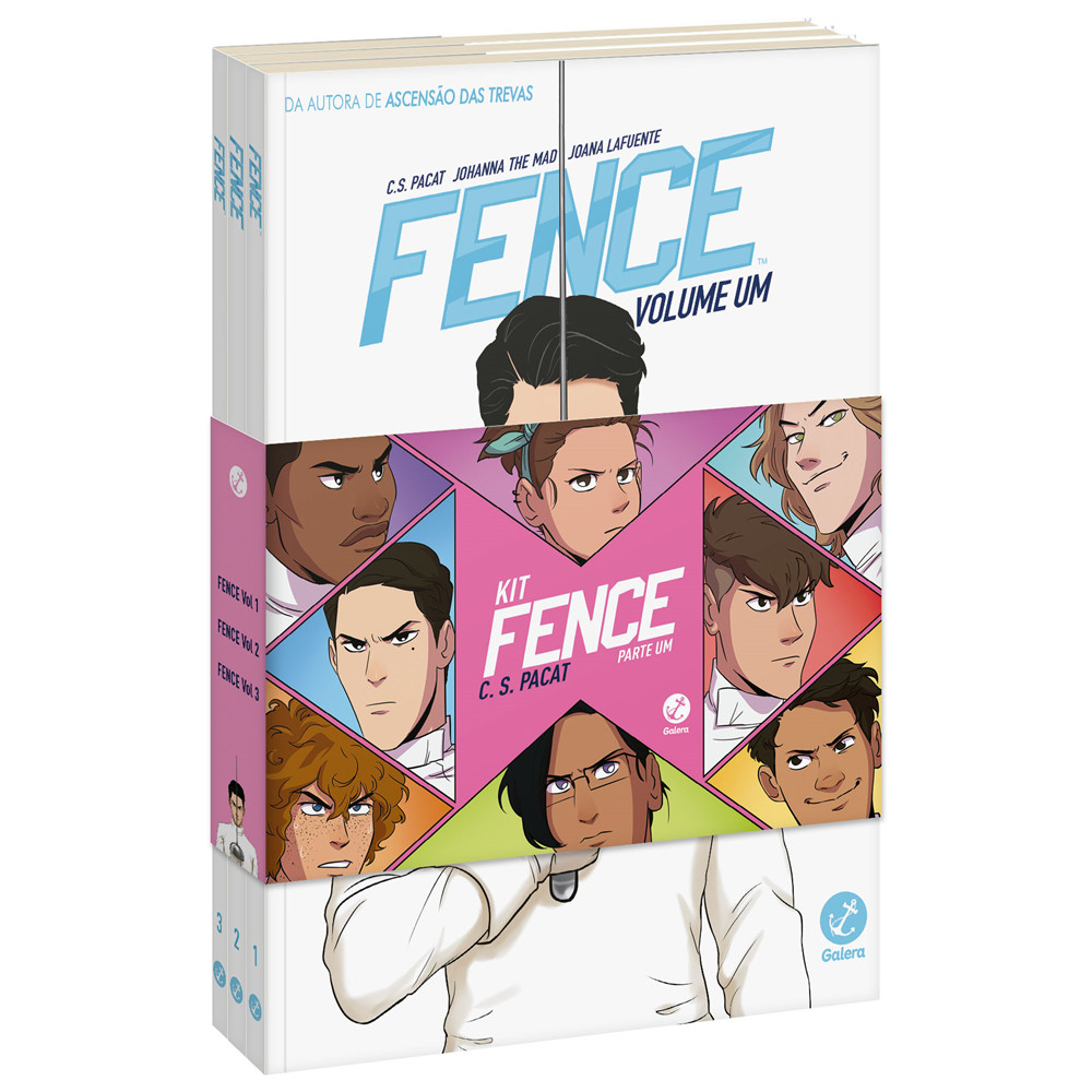 Capa do livro Mangá - Kit Fence - Parte 1 - Novo/Lacrado - Editora Galera -