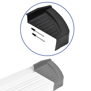 Ponteira  Acabamento ponta polaina Estribo modelo Slim Preto Fosco Degrau pisante marca Attack em Oferta na Shopee