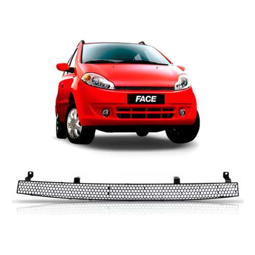 Grade Superior Chery Face 2010 2011 2012 2013 Preto Colmeia