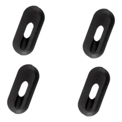 4 X Terminal Tampa Passa Cabo Conduite Quadro Triplo Preto Rava Bike Bicicleta