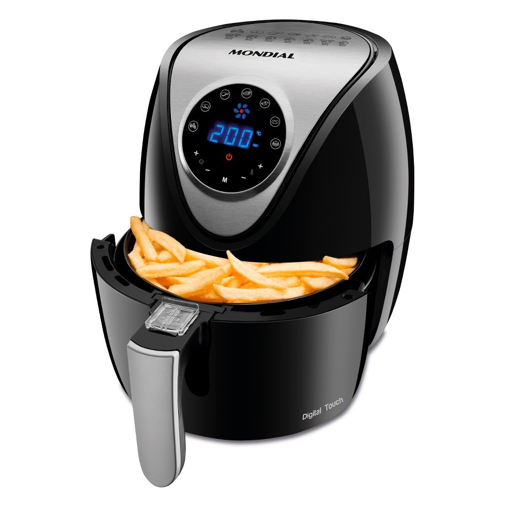 Fritadeira elétrica sem óleo Air Fryer 3,5L 1.500 Watts - AF-30-DI - Mondial - Home Appliances