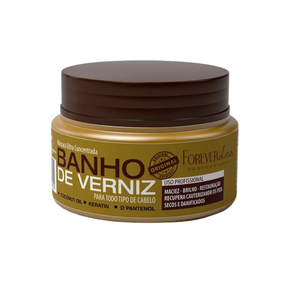 Mini Máscara 40g Banho de Verniz Forever Liss