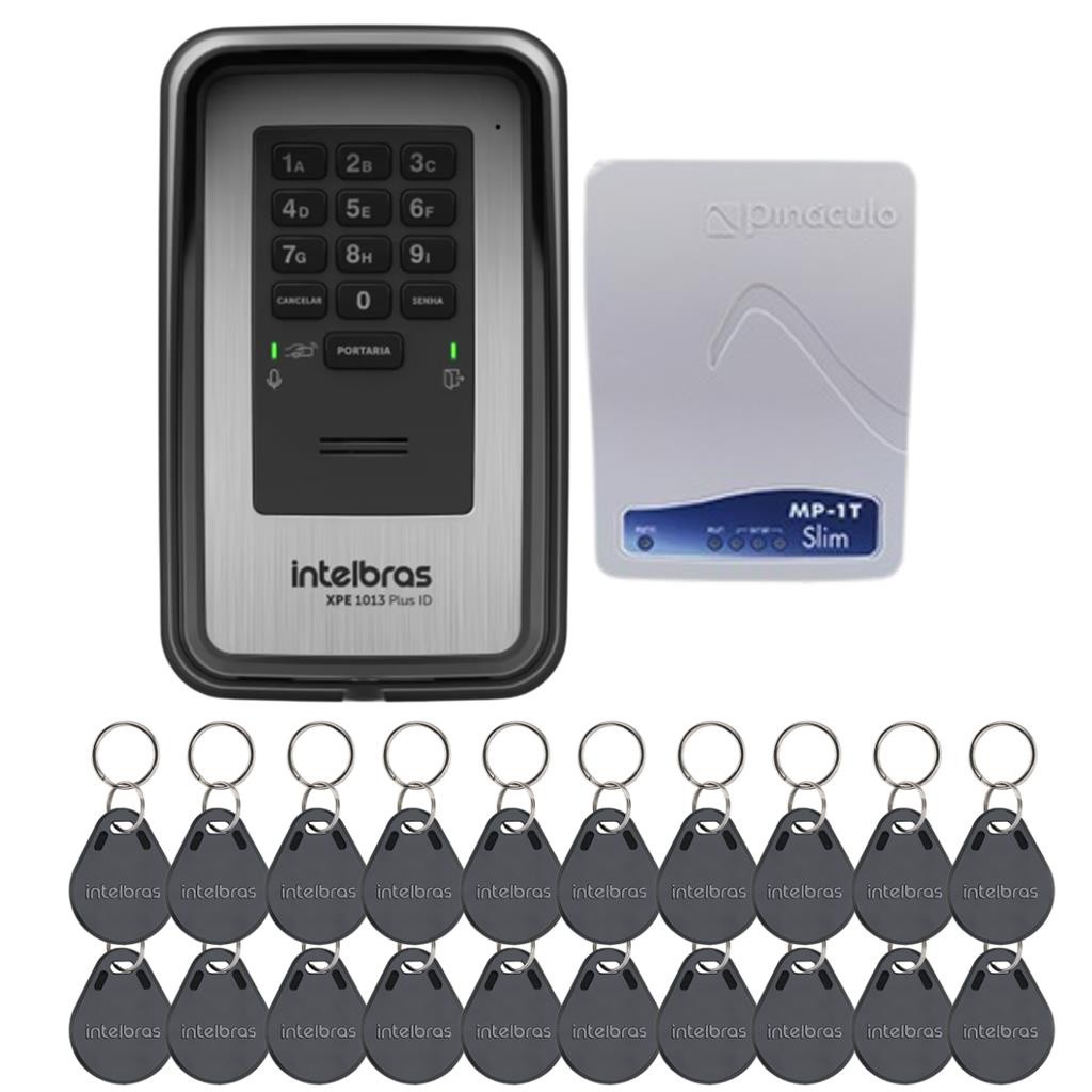Porteiro Coletivo GSM 3G Completo: Interface p/ 4 Números, 20 Tags RFID Intelbras
