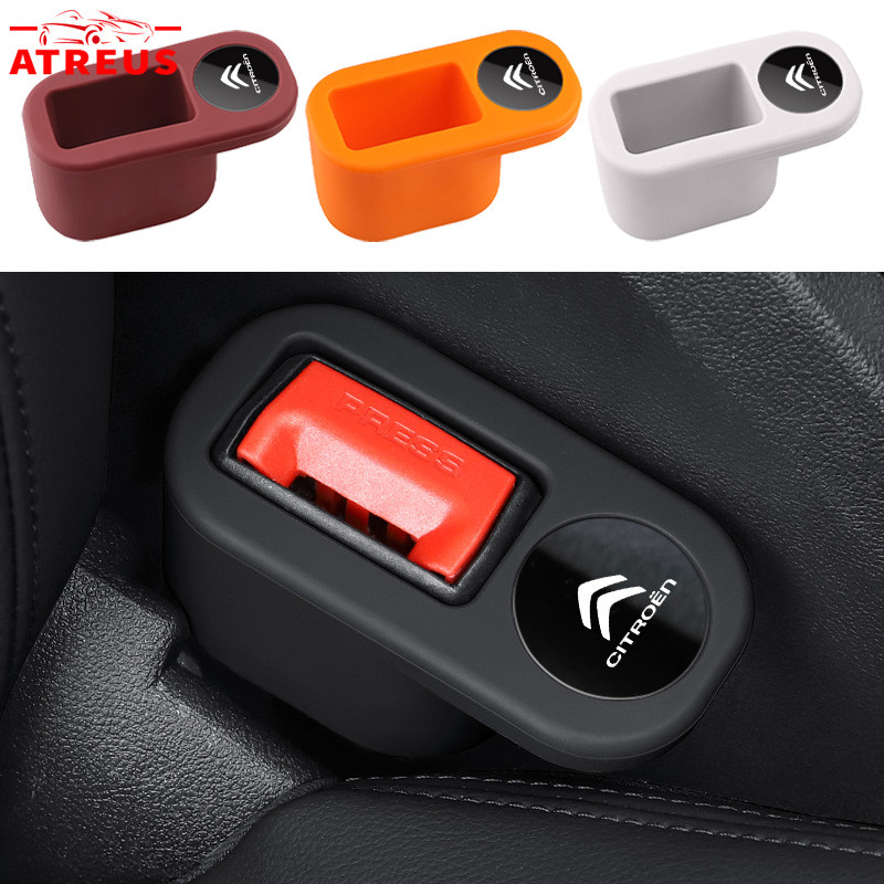 1Pc Citroen Cinto De Segurança Do Carro Soquete Capa Protetora Para Citroen C4 Pallas C3 Cactus C5 DS5 DS7 Basalt