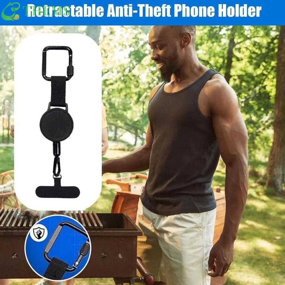 Corda Retrátil Para Telefone THEMS , Cordão De Segurança , Alça Guia De Celular , Fio ABS