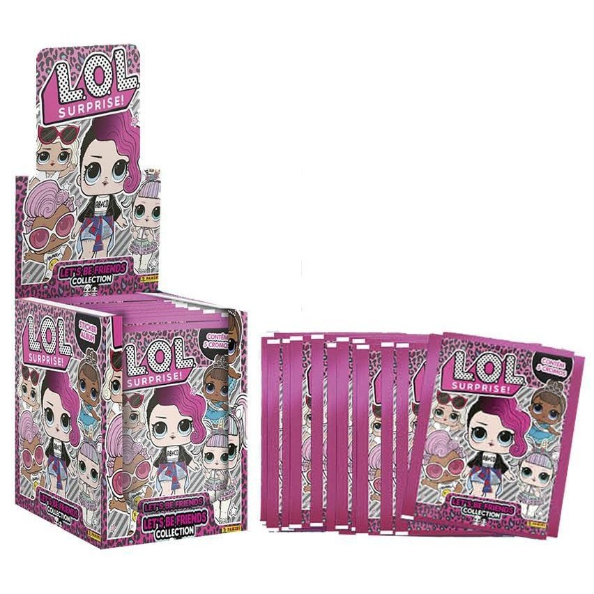 Kit Figurinha Lol Surprise 12 Cards E 48 Figurinhas Panini