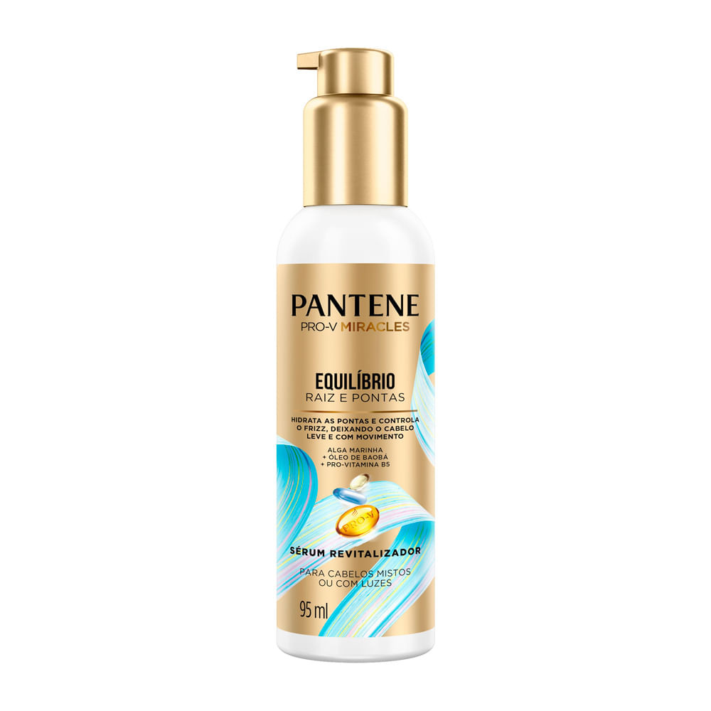 Sérum Revitalizador Pantene Pro-V Miracles Equilíbrio Raiz e Pontas 95ml - Beauty