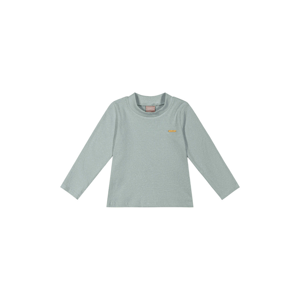 Blusa Infantil Menina Canelada Colorittá Verde - Baby & Kids Fashion