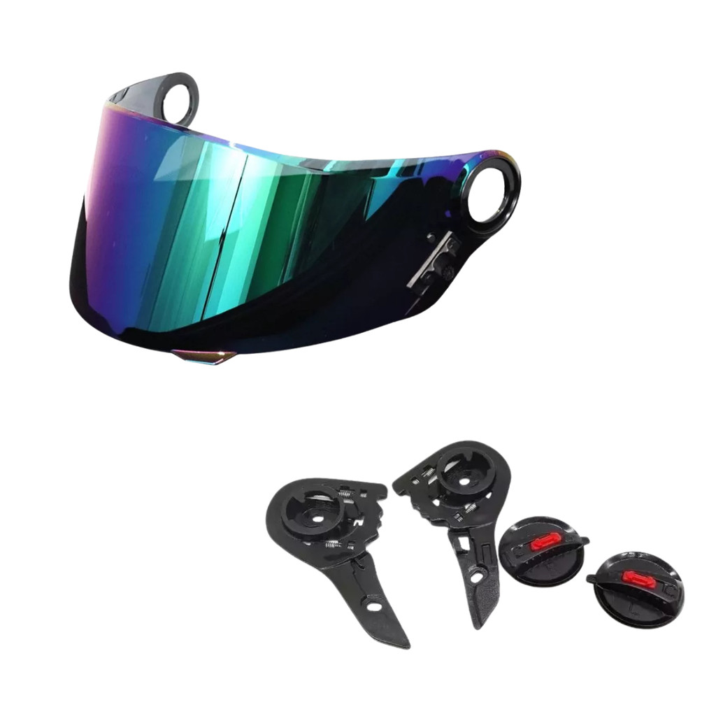 Kit Viseira Camaleão LS2 FF358 FF396 Mormaii FF310 e Reparo Polivisor