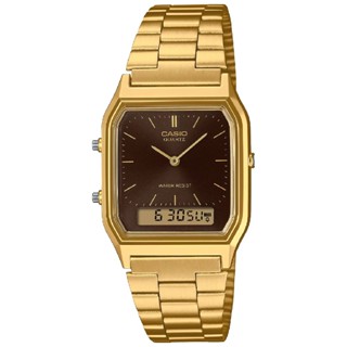 Relógio Casio Vintage AQ-230GA-5AMQYDF Dourado em Oferta na Shopee