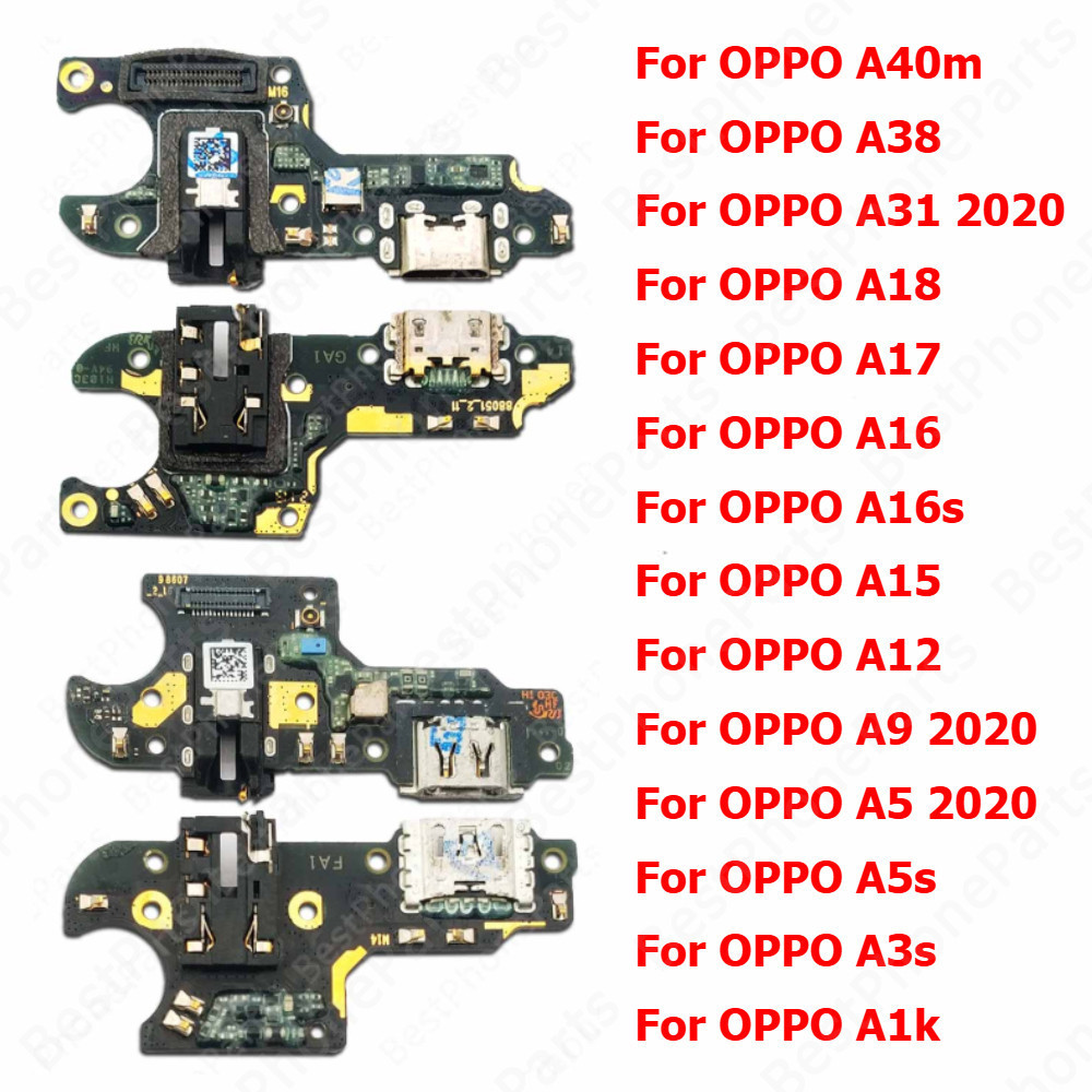 Placa De Carga Porta Carregamento Para OPPO A40m A38 A31 A18 A17 A16 A16s A15 A12 A9 A5 2020 A5s A3s A1k Soquete Conecto