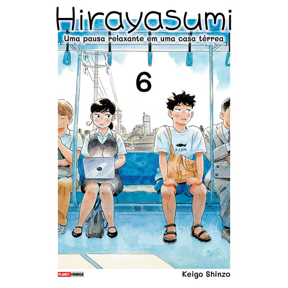 Capa do livro Mangá - Hirayasumi - Uma Pausa Relaxante Em Uma Casa Térrea 06 - Panini -