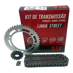Kit Relação Transmissão Fazer 250 Did Com Retentor Aço 1045