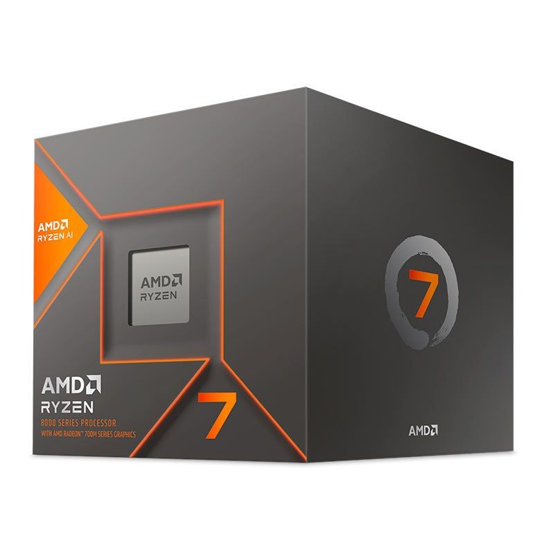 Processador Ryzen 7 8700G, 4.2GHz (5.1GHz Turbo), 8-Cores 16-Threads, AM5, Cooler AMD Wraith Stealth - 100-100001236BOX