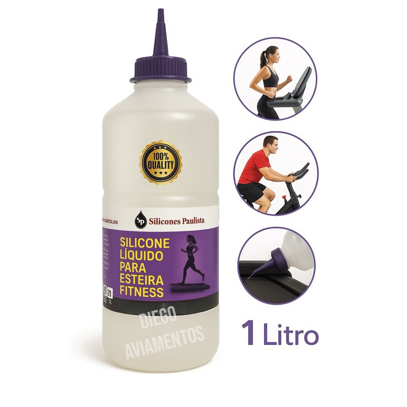 silicone para bicicleta e Esteira Ergométrica 1 Litro Bico Aplicador