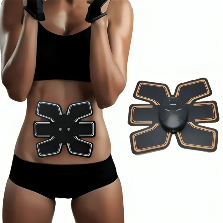 Aparelho Estimulador Abdominal Muscular Elétrico 6 Pack EMS Beauty Body Aparelho Elétrico Redutor de Gordura Elétrico