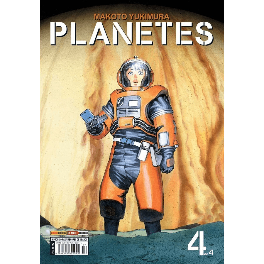 Mangá - Planetes Volume 4 - por Makoto Yukimura - Editora Panini ISBN 9788542602944